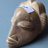 An African tribal carved soapstone bust