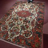 An extremely fine north west Persian Nahawand carpet 245cm x 165cm central pole medallion with