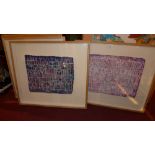Sidney King, four contemporary artworks, including watercolours and mixed media, signed,