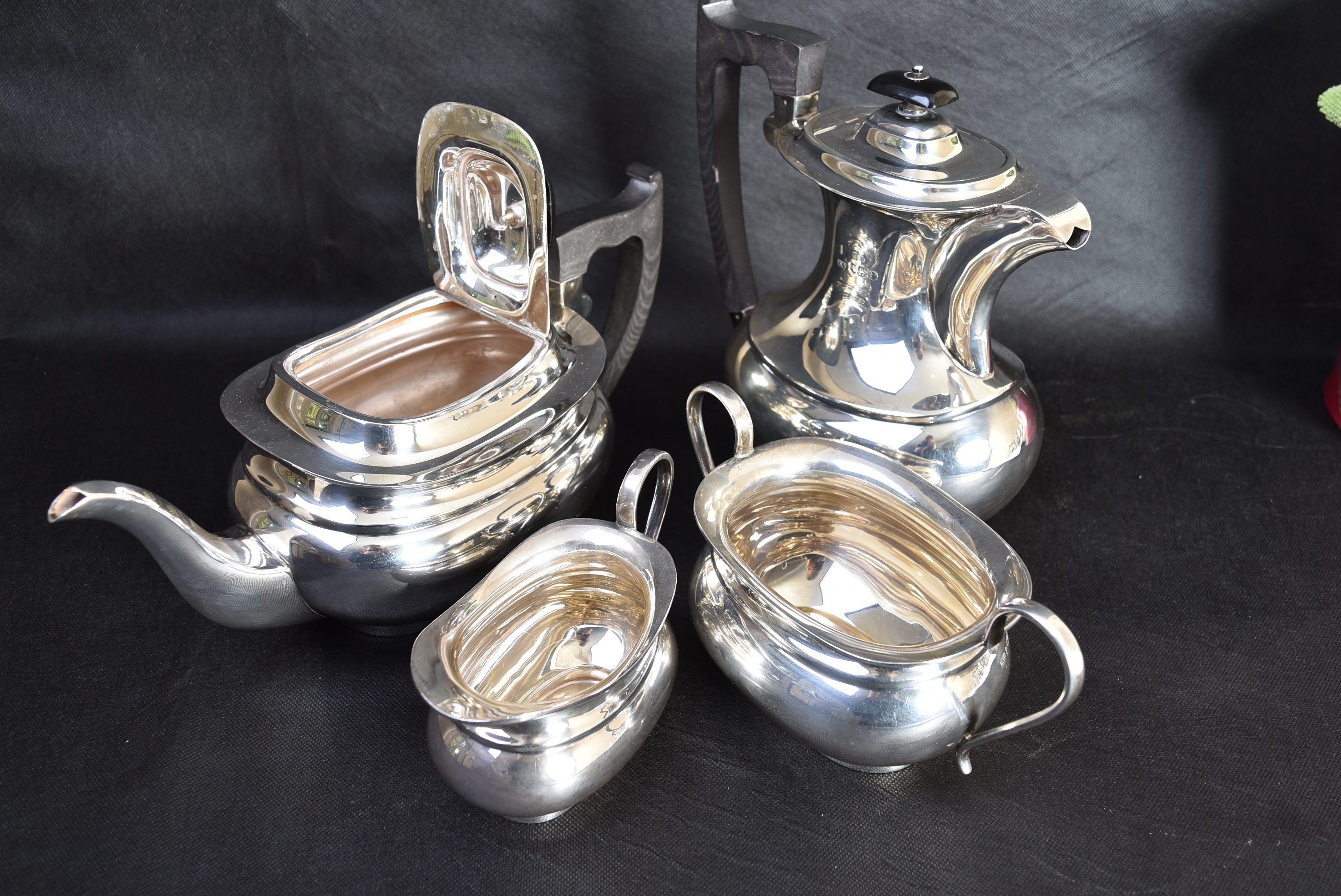 4 Piece tea set Viners 1955 - Image 2 of 2