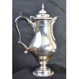 Baluster shape jug with lid and wood handle