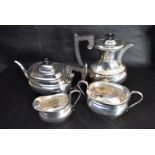 4 Piece tea set Viners 1955