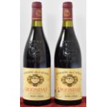 Two bottles of Gigondas Domaine du Cayron 1994