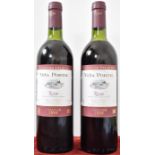 Two bottles of Viña Portil Rioja Crianza Bodegas P
