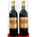 Two bottles of Château Batailley Paulliac 1990