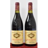 Two bottles of Gigondas Domaine du Cayron 1994