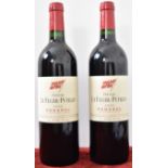 Two bottles of La Fleur Petrus 2000