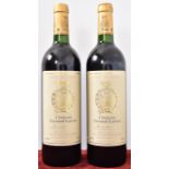 Two bottles of Château Gruaud Larose St Julien 199