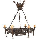 A Gothic Revival Chandelier by Jean Keppel