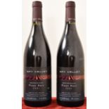 Two bottles of Spy Valley Estate Pinot Noir 2001 (