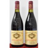 Two bottles of Gigondas Domaine du Cayron 1994