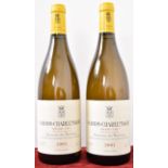 Two bottles of Corton-Charlemagne Gran Cru, Bonnea