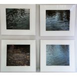 Jan Dibbets (Contemporary, Dutch) a set of four limited edition chromogenic colour prints of water