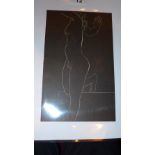 An Original Eric Gill wood engraving from '25 Nudes' published by Deut & Sons 1938,