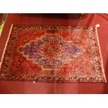 A fine North West Persian Bidjar rug 190cm x 122cm central Easle Kazah medallion stylised floral