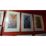 Margot Bell, three limited edition print