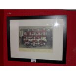 A framed print of the Woolwich Arsenal t