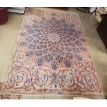 A fine North East Persian meshad carpet 340cm x 245cm, central medallion surrounded by stylised