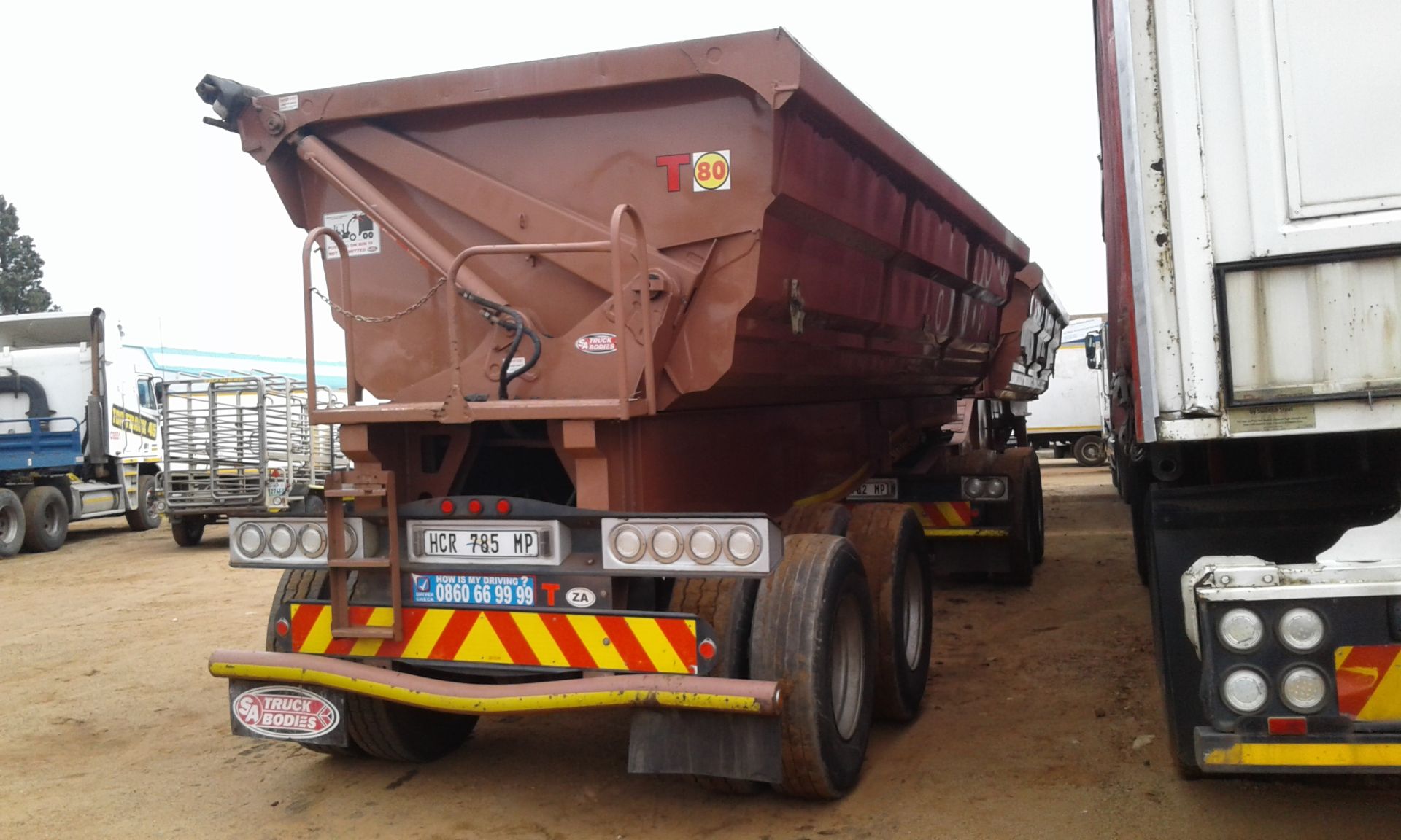 2013 SA TRUCK BODIES SIDE TIP INTERLINK TRAILER - (HCR782MP / HCR785MP) - Image 4 of 7