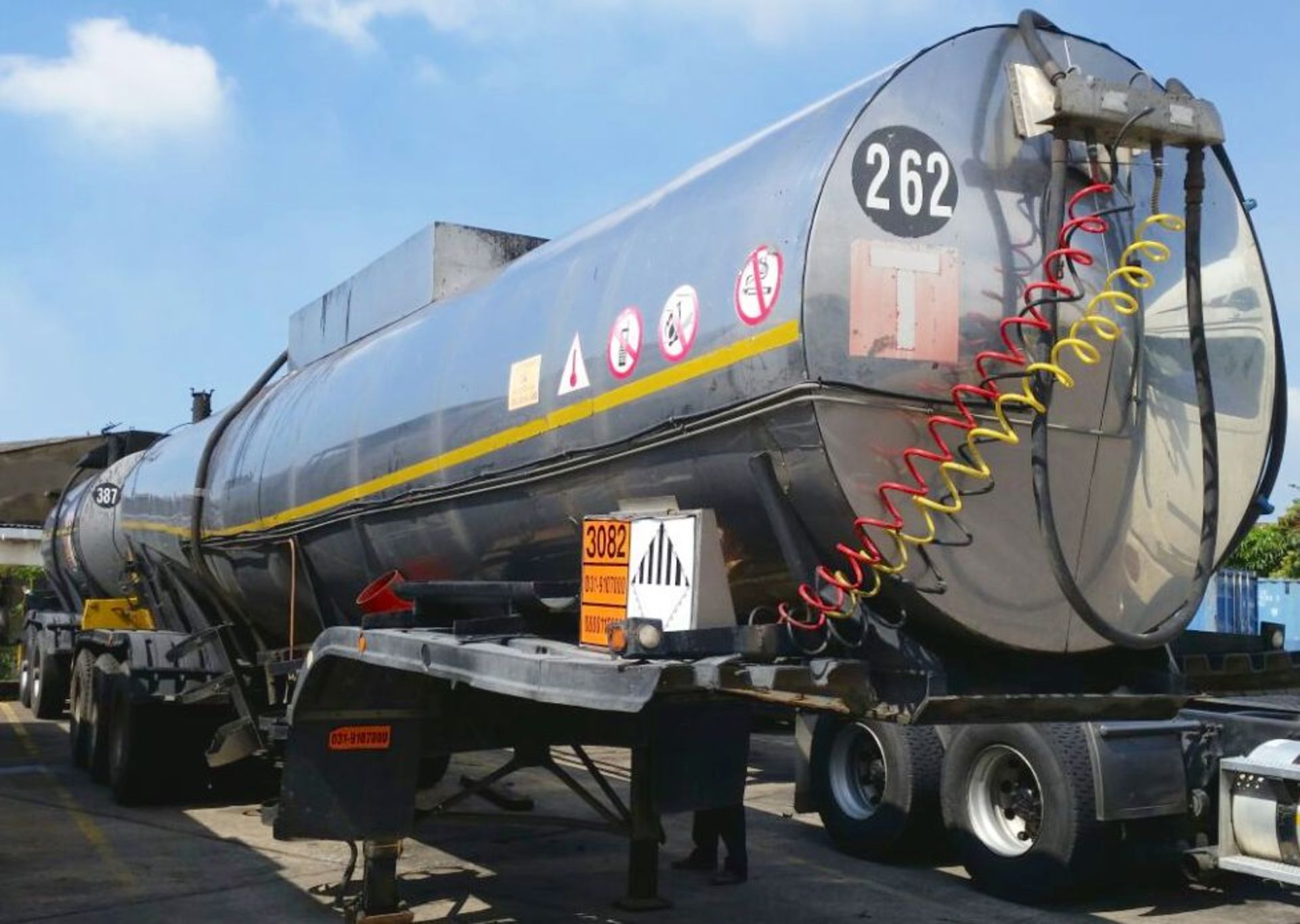 1979 TANK CHEM TRI-AXLE BITUMEN TANKER TRAILER - (ND187151)