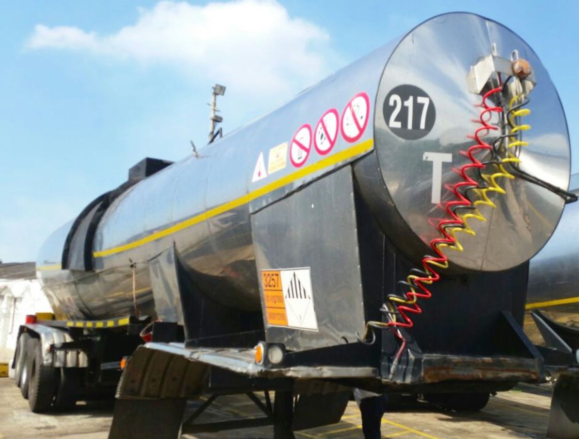 1991 TTM TRI-AXLE BITUMEN TANKER TRAILER - (ND153553)