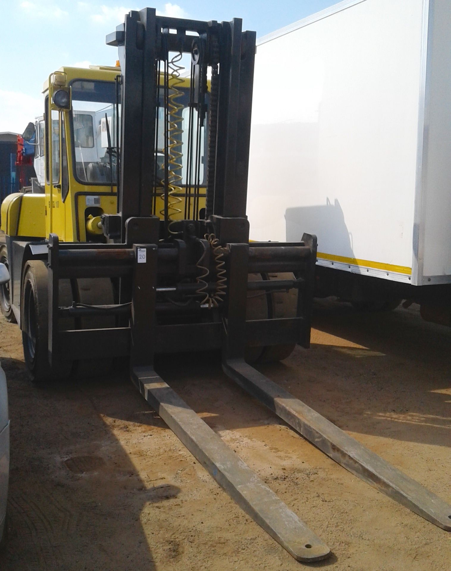 2009 SHANGLI CPCD100 10 TON FORKLIFT - (0701080408)