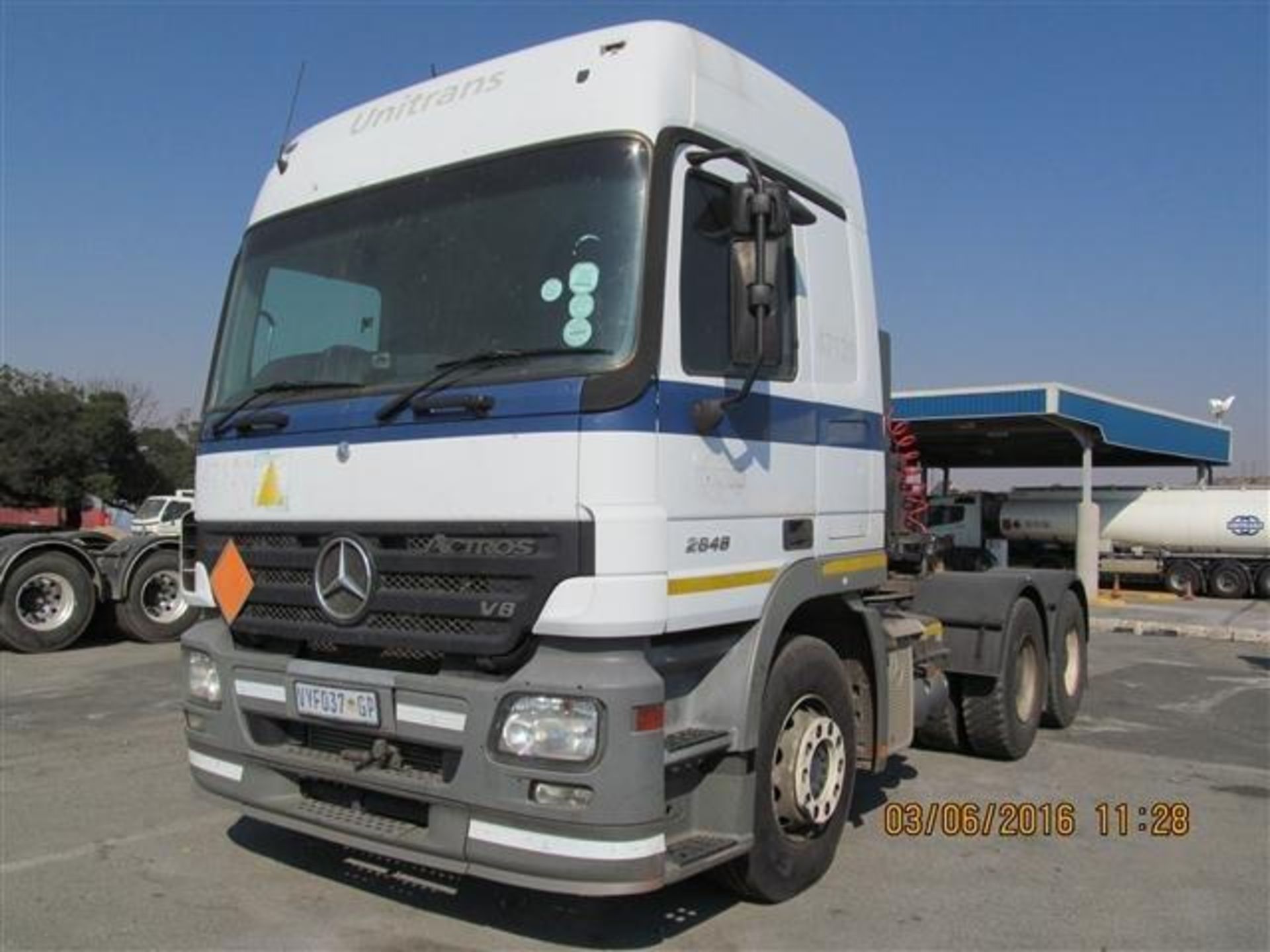 2007 M/BENZ ACTROS 2648 6X4 T/T - (VYF037GP)