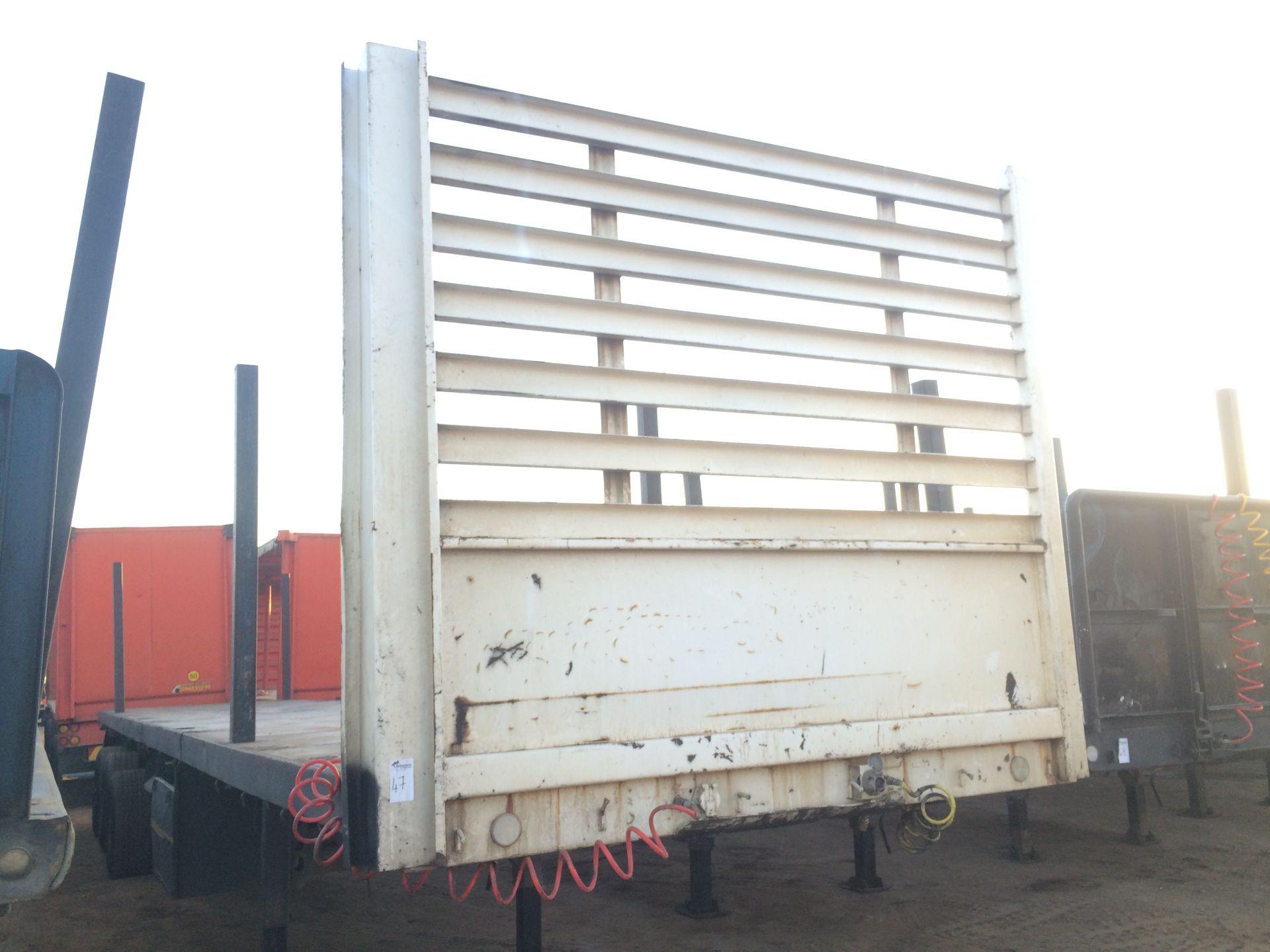 2007 AFRIT TRI-AXLE F/DECK TRAILER - (VZY792GP)