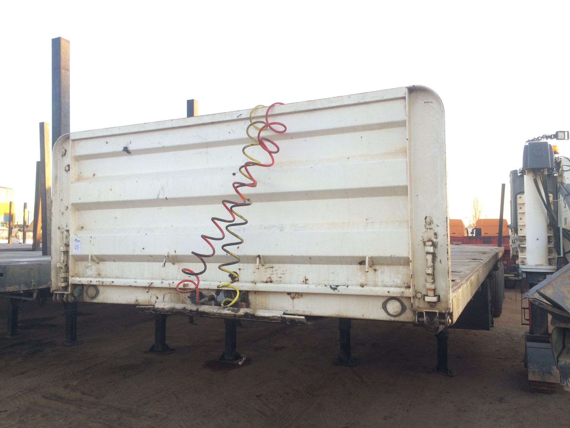 2008 TOP TRAILER TRI-AXLE F/DECK TRAILER - (BN10PNGP) - Image 2 of 2