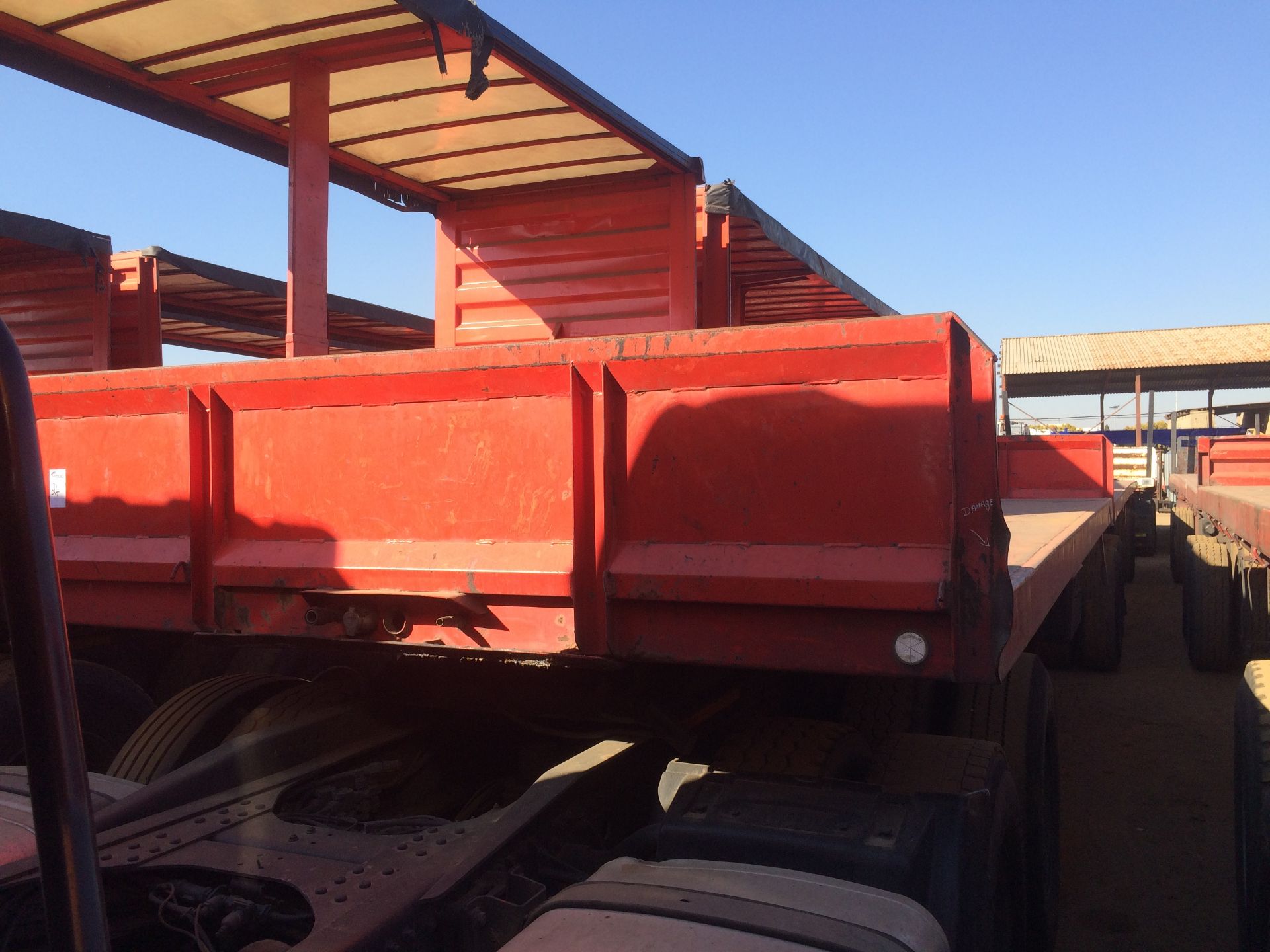 2008 BURG F/DECK SUPERLINK TRAILER - (RTX281/266GP) - Image 2 of 2