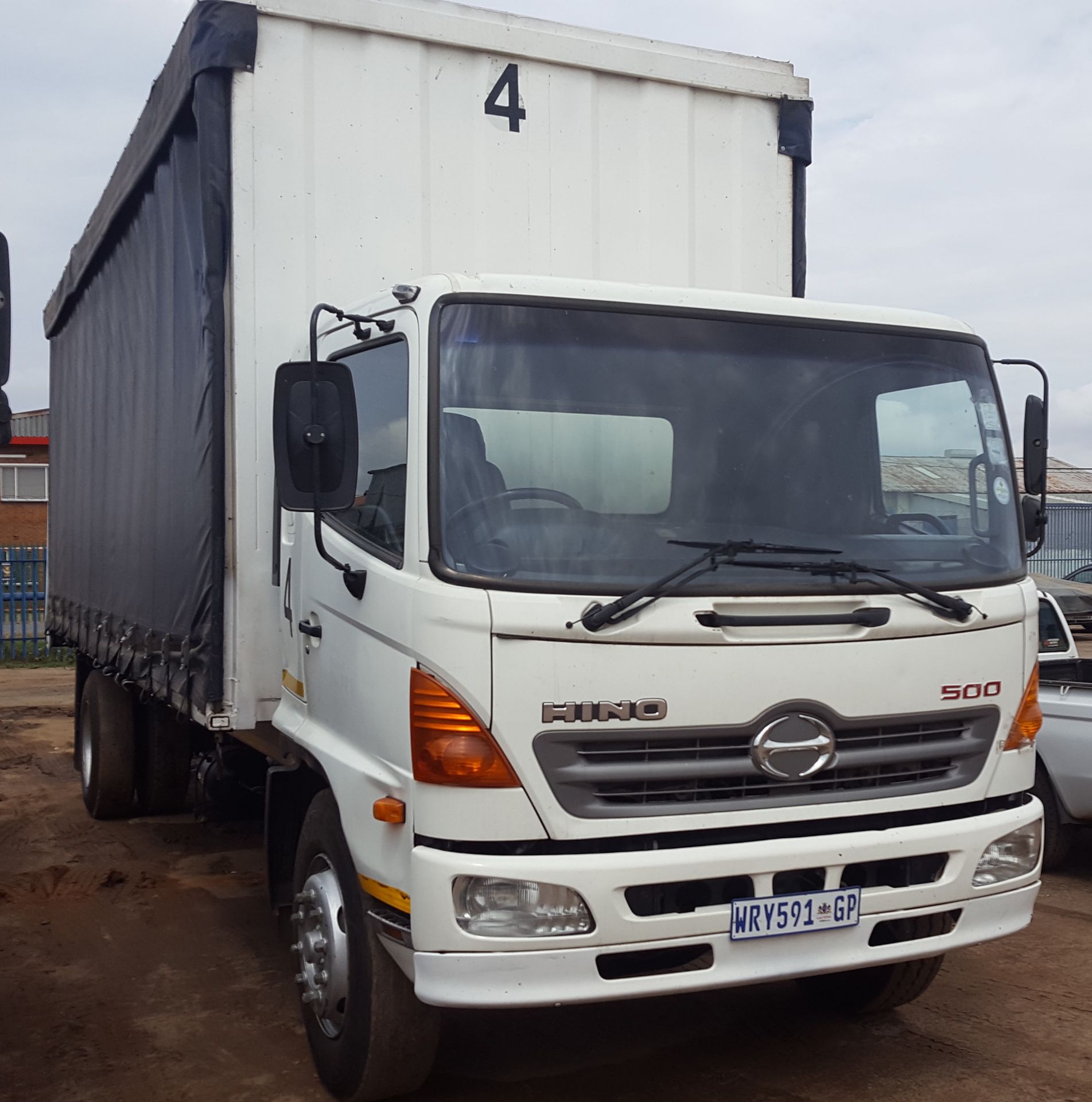 2003 TOYOTA HINO 15-258 TAUTLINER - (WRY591GP)