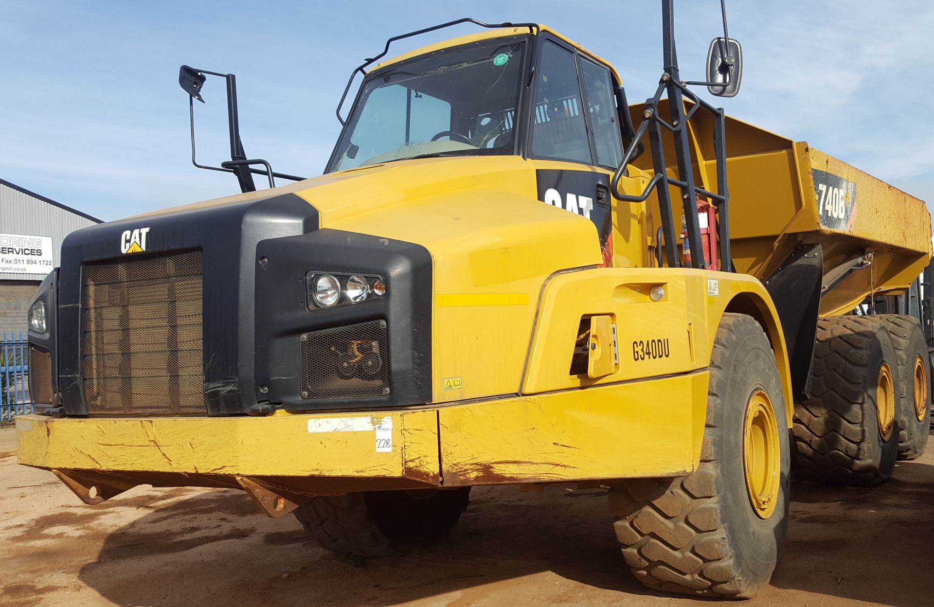 2012 CAT 740B 6X6 ADT - (CAT0740BLL4E01785)