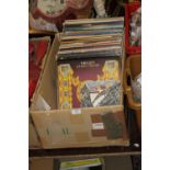 A SELECTION OF LP & SINGLE RECORDS TO INC THIN LIZZY, WHITESNAKE, WHAM, ETC