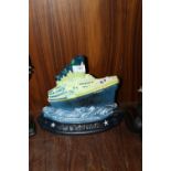 *A CAST TITANIC DOOR STOP