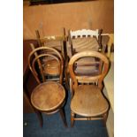 A COLLECTION OF ASSORTED CHAIRS