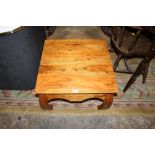 A COLONIAL STYLE COFFEE TABLE