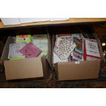 TWO BOXES OF MIXED GREETINGS CARDS