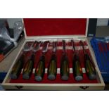 *A DELUXE WOOD CHISEL SET