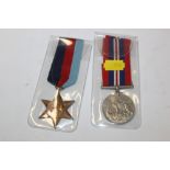 TWO GEORGE VI WAR MEDALS