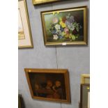 A BOTANICAL OIL & ANOTHER - BOTH SIGNED