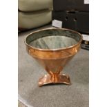 A COPPER BEER FUNNEL