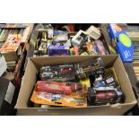 TWO BOXES OF TOY CARS TO INCLUDE DAYS GONE, ETC