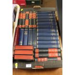 A BOX OF BOOKS TO INCLUDE DICKENS, AGATHA CHRISTIE, ETC