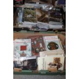 TWO TRAYS OF COLLECTORS GUIDES