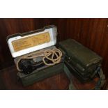 A PAIR OF WW2 MILITARY TELEPHONES