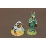 TWO BOXED ROYAL DOULTON BUNNYKINS FIGURES OF THE YEAR 1997 'SAILOR BUNNYKINS' & 2002 'STOPWATCH