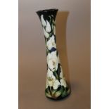 A LARGE MOORCROFT ORCHID VASE