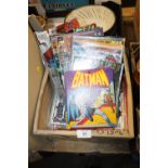 A COLLECTION OF COMICS AND ANNUALS TO INCLUDE BATMAN, CAPTAIN AMERICA, MICKEY MOUSE ETC