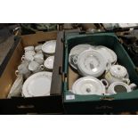 TWO TRAYS OF ROYAL WORCESTER 'VERONA' TEA & DINNERWARE