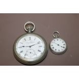TWO VICTORIAN POCKET WATCHES
